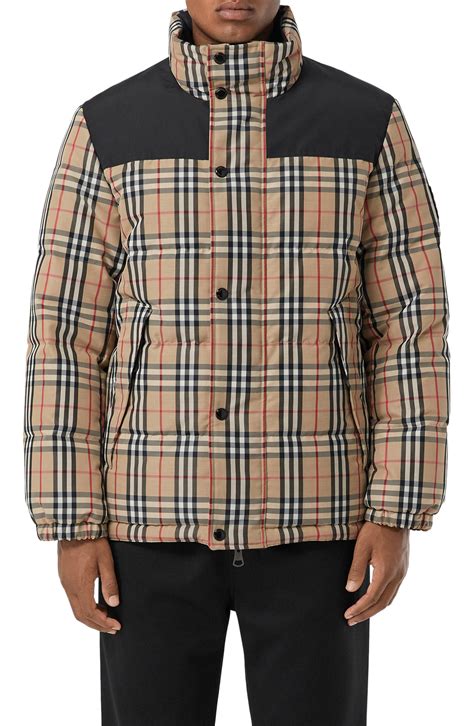 red burberry puffer coat|Burberry reversible puffer.